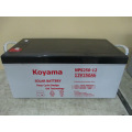 Guangzhou 250ah 12V PV Système Gel Deep Cycle Batterie Nps250-12